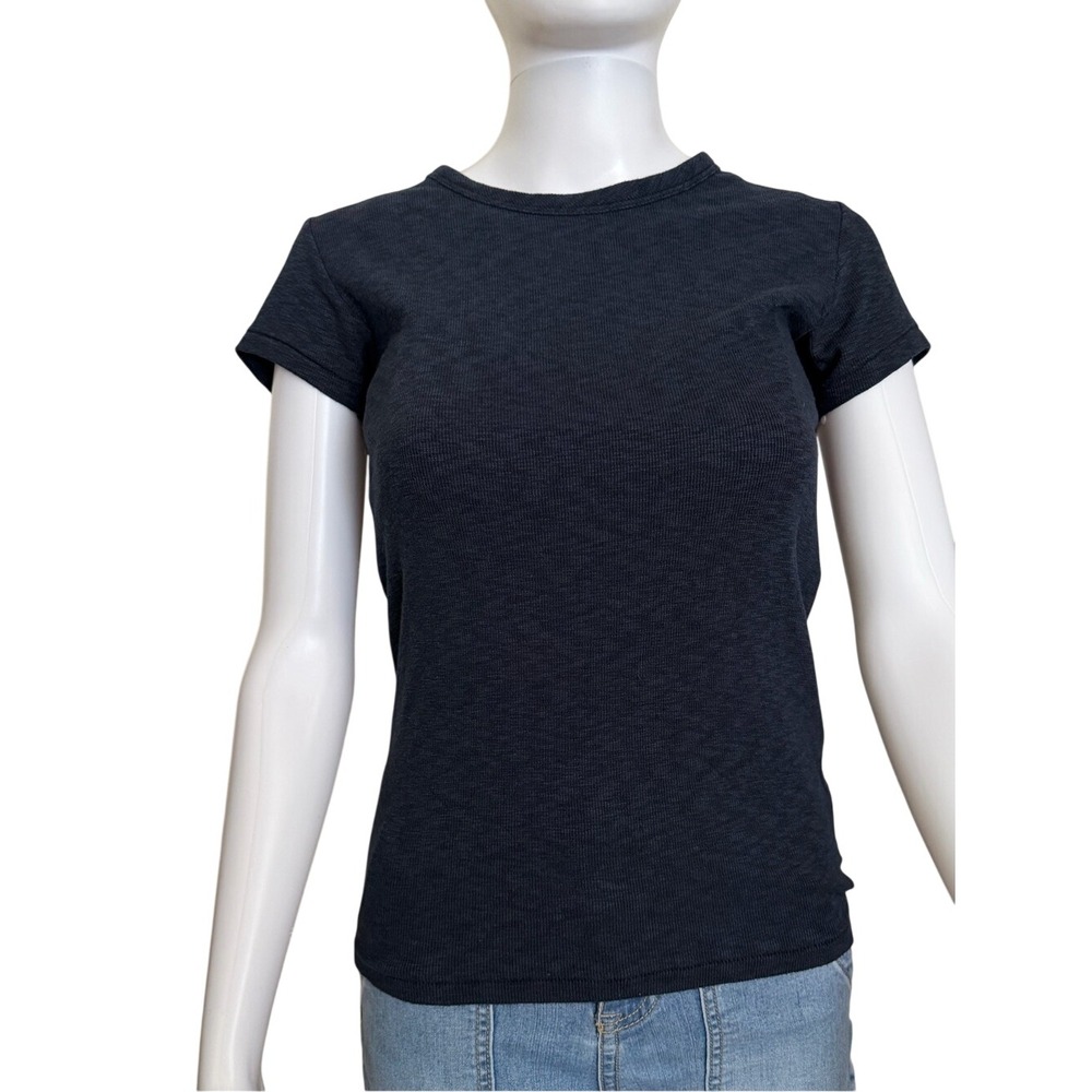 Rag & Bone Navy Blue Classic Crewneck Tee Size XS